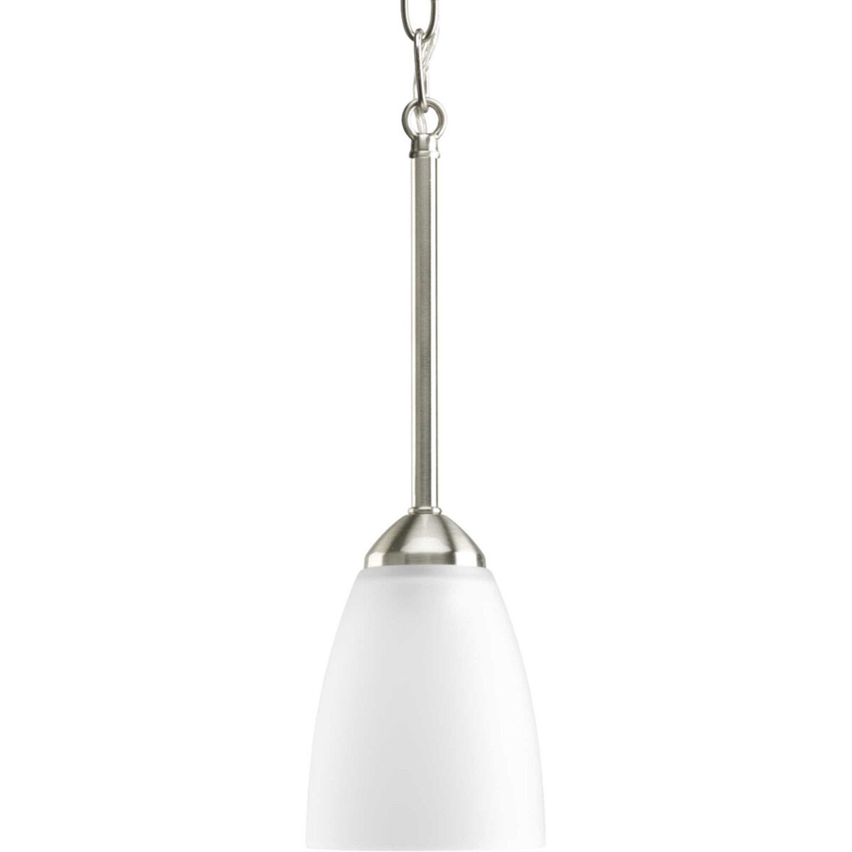 Gather 1 Light 4 inch Brushed Nickel Mini-Pendant Ceiling Light