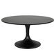 Herno 59 X 59 inch Matte Black Dining Table