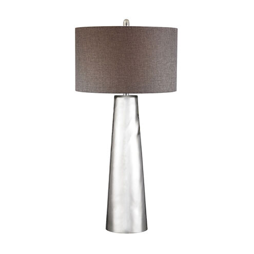Wormleysburg 37.5 inch 100 watt Silver Mercury Table Lamp Portable Light