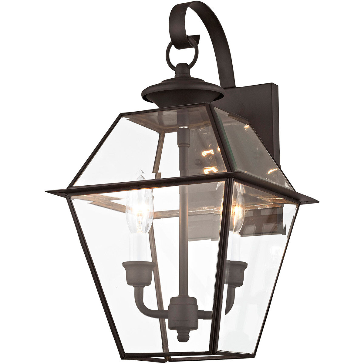 Westover 2 Light 16.5 inch Bronze Outdoor Wall Lantern