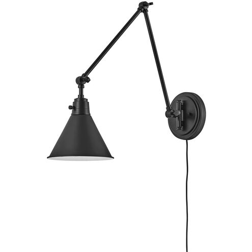 Arti 1 Light 7.75 inch Black Indoor Wall Sconce Wall Light