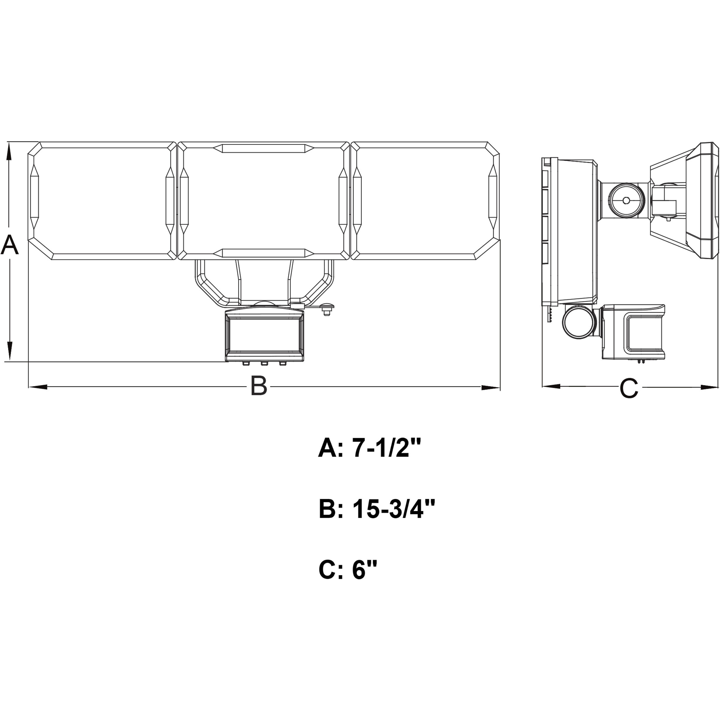 Outdoor Security White Outdoor Motion Sensor