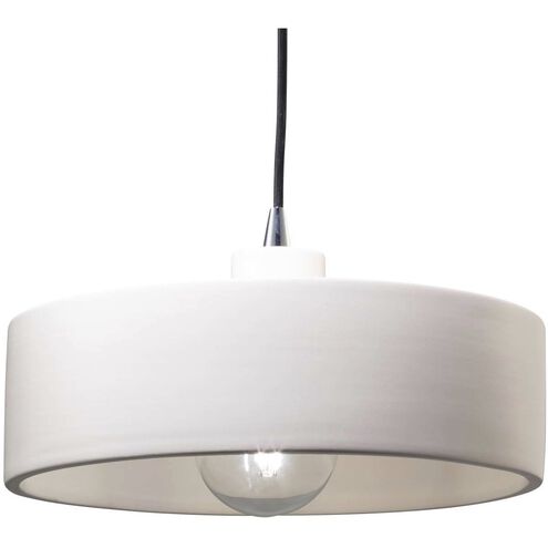 Radiance Collection 1 Light 12 inch Brushed Nickel Pendant Ceiling Light