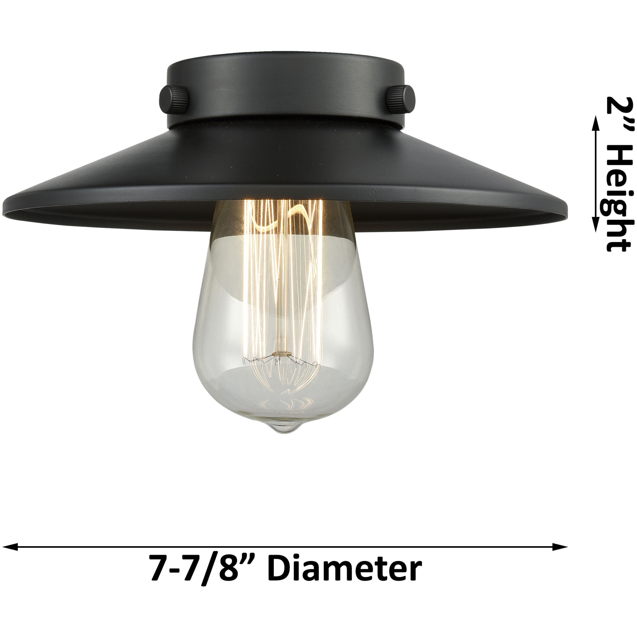 Railroad 1 Light 8 inch Antique Copper Mini Pendant Ceiling Light