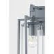Percy Outdoor Wall Sconce in Weathered Zinc