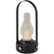 Eddy 11.75 inch 1.50 watt Black LED Cordless Table Lamp Portable Light