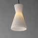 Sinch 1 Light 6.5 inch Satin Nickel Single Pendant Ceiling Light
