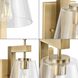 Saffert 1 Light 10 inch Vintage Brass Wall Bracket Wall Light, Design Series