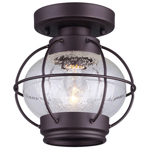 Madison 1 Light 8 inch Oil Rubbed Bronze Flush Mount Ceiling Light