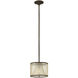 Mime LED 9 inch French Bronze Mini-Pendant Ceiling Light