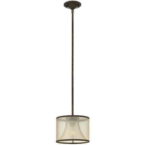 Mime LED 9 inch French Bronze Mini-Pendant Ceiling Light