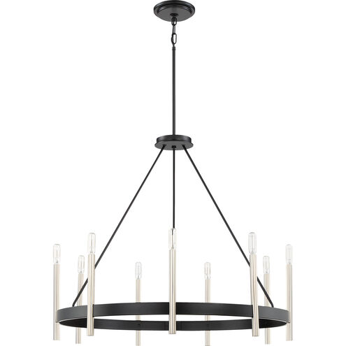 Anthem 9 Light 32 inch Mystic Black Chandelier Ceiling Light