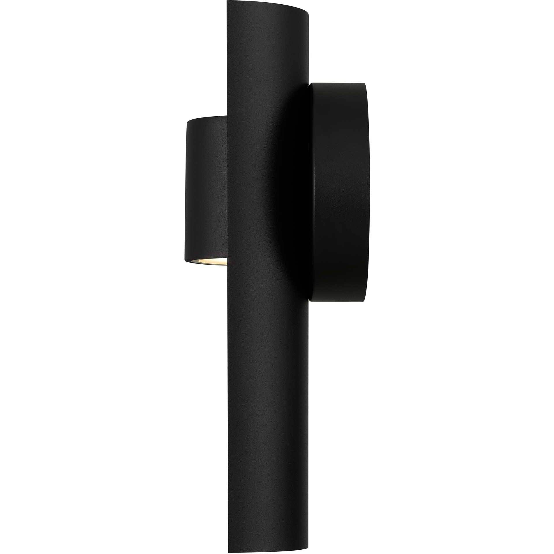 Hugo LED 11.5 inch Sand Black Outdoor Wall Sconce