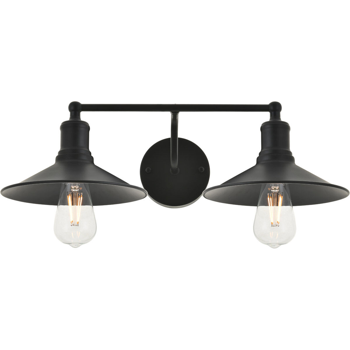 Etude 2 Light 21 inch Black Wall Sconce Wall Light