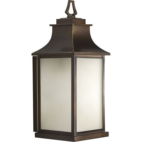 Salute 1 Light 18 inch Oil Rubbed Bronze Outdoor Wall Lantern