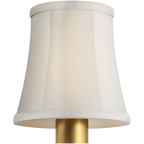 Visual Comfort Clip Champagne Silk Bell Empire 4.25 inch Empire Shade, 4in