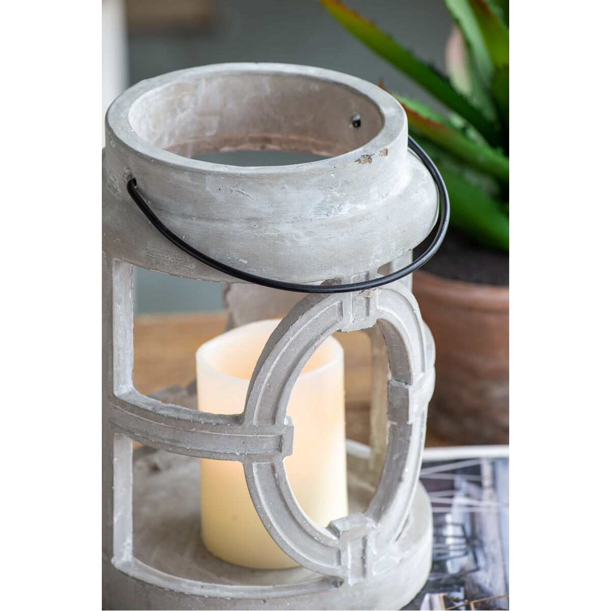 Garden 10 inch Candle Lantern
