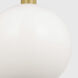 Drew & Jonathan Colewood 1 Light 15.5 inch Satin Brass Pendant Ceiling Light, Medium