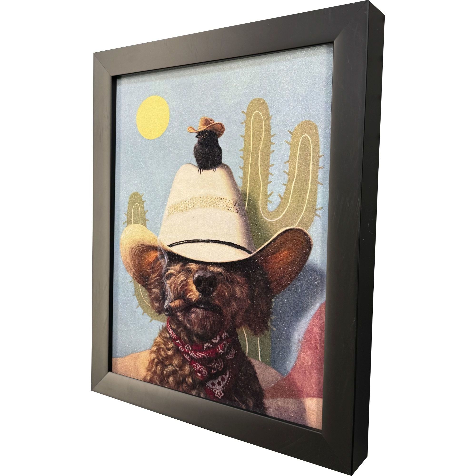 Curly II 11 X 9 inch Non-Glass Framed Art, Propac