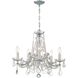 Maria Theresa 5 Light 20 inch Polished Chrome Chandelier Ceiling Light in Clear Swarovski Strass