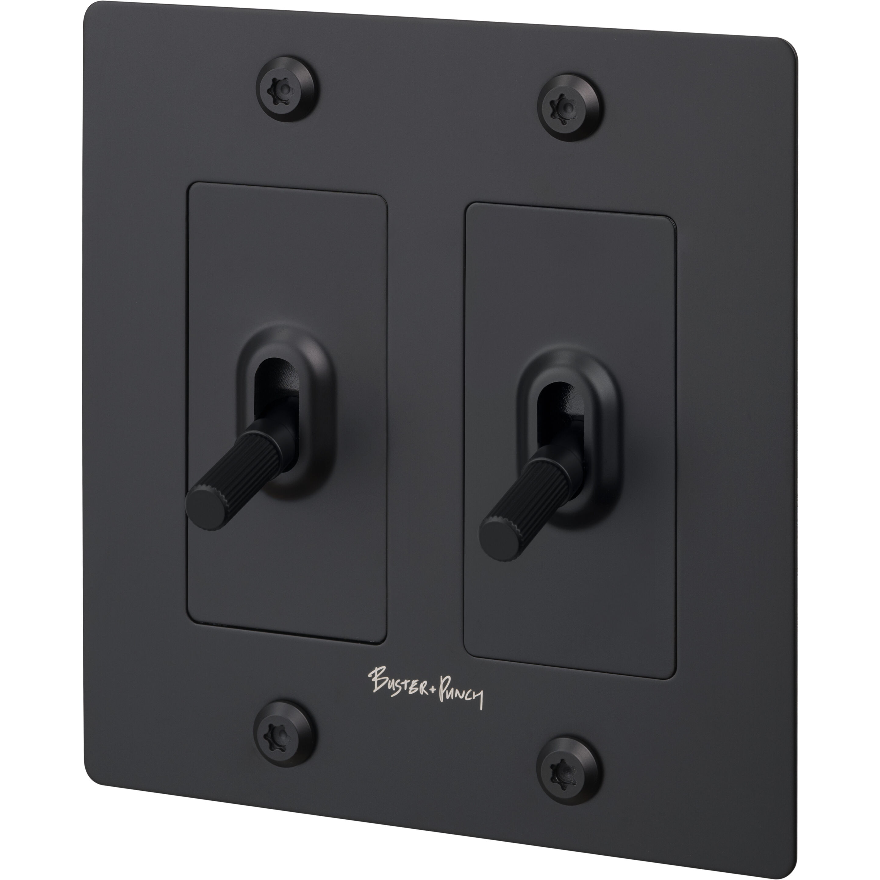 2G Toggle 120-277 Black Light Switch