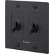 2G Toggle 120-277 Black Light Switch