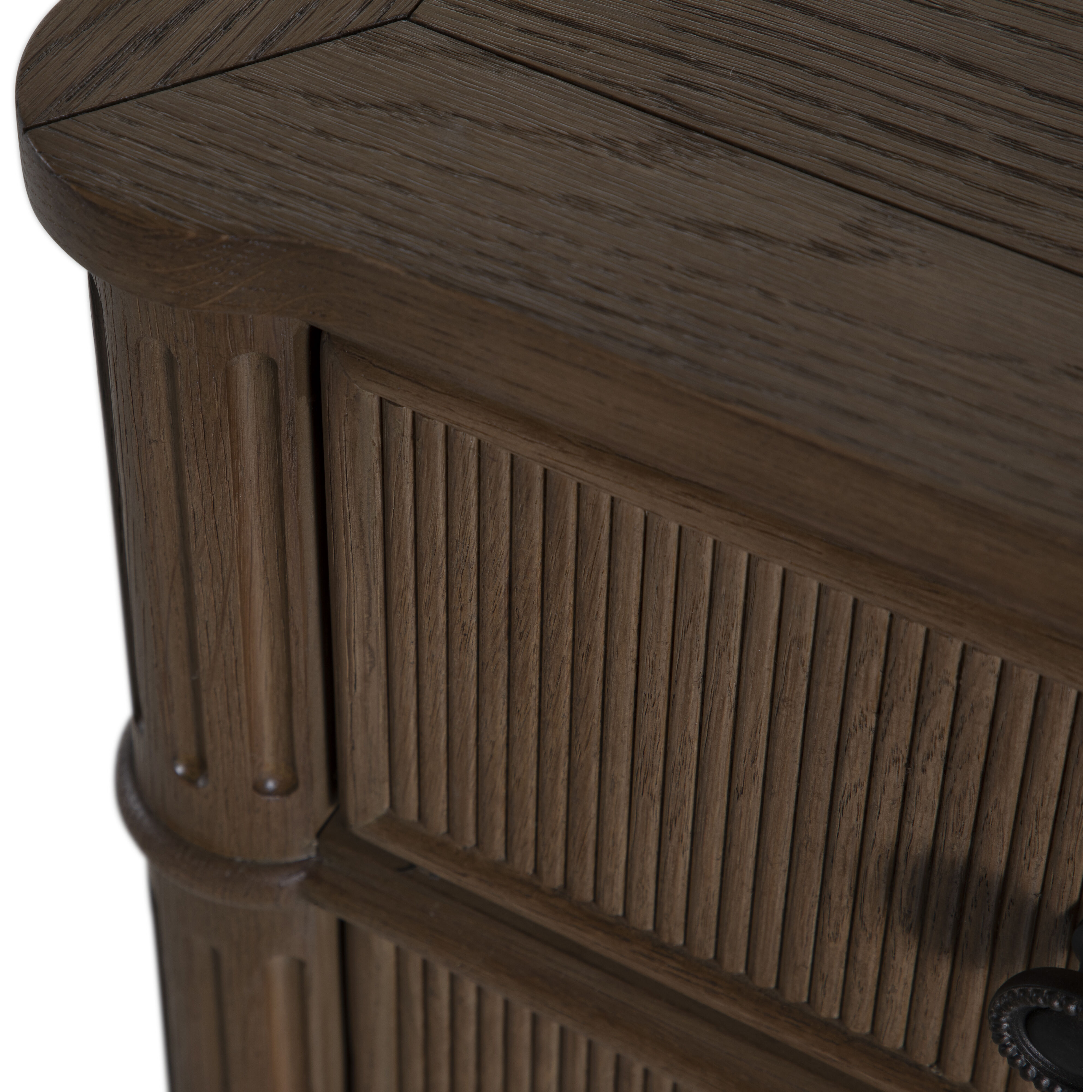 Andrea Satin Oak and Antique Bronze Chest
