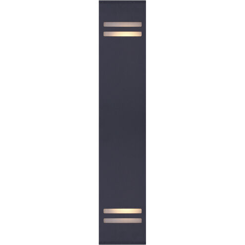 Madison 2 Light 20 inch Black Outdoor Wall Light