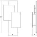 Offset Panels LED 21 inch Textured Bronze Indoor-Outdoor Sconce