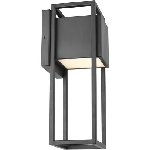 Supreme LED 13 inch Matte Black Outdoor Wall Sconce