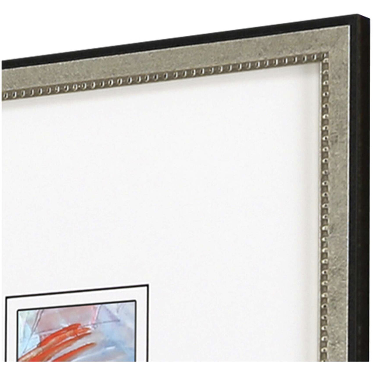 Homecoming Blue and Green and Pink and Multi Framed Art