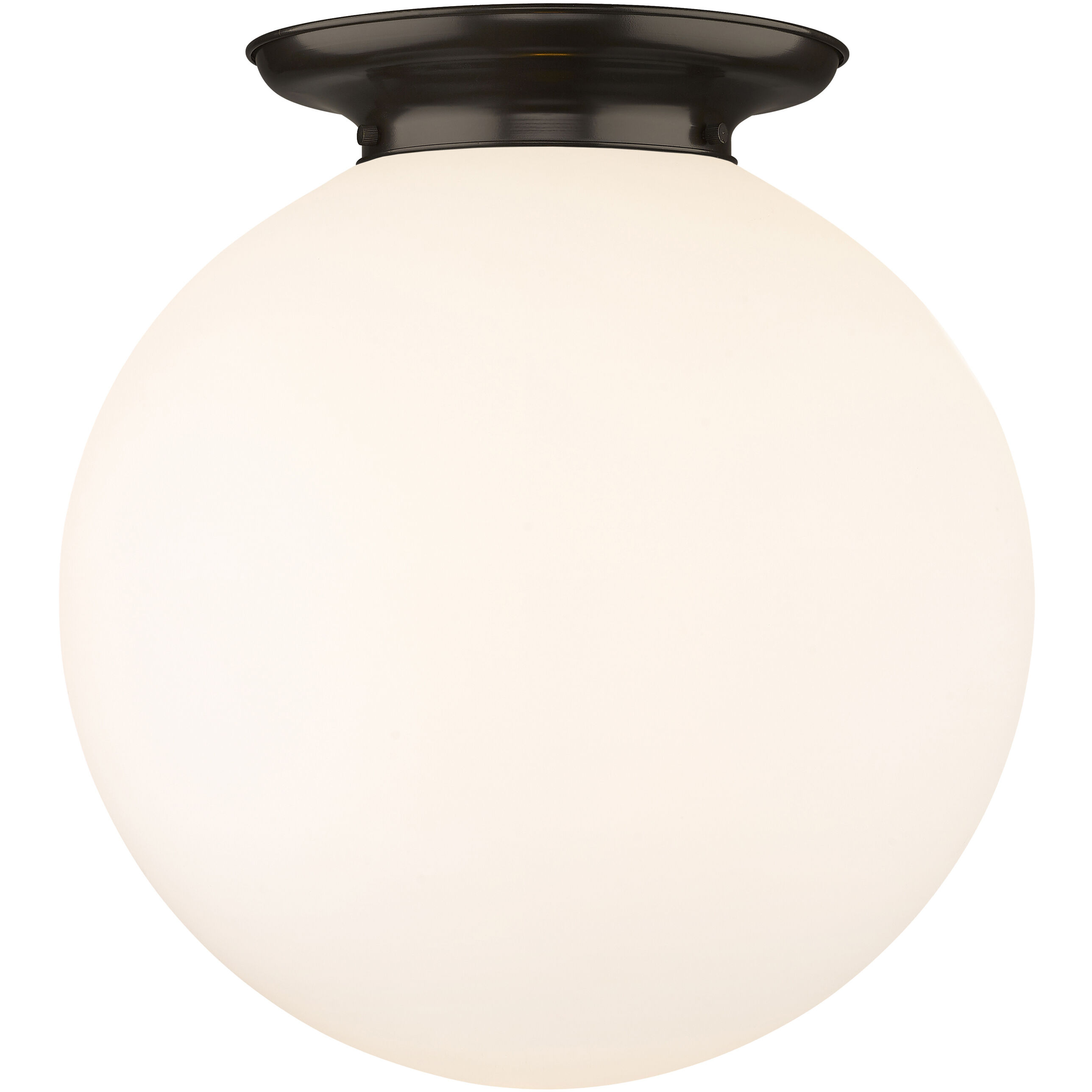 Beacon 1 Light 17.75 inch Oil Rubbed Bronze Flush Mount Ceiling Light