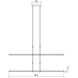 Tik-Tak LED 48 inch Satin Nickel Pendant Ceiling Light
