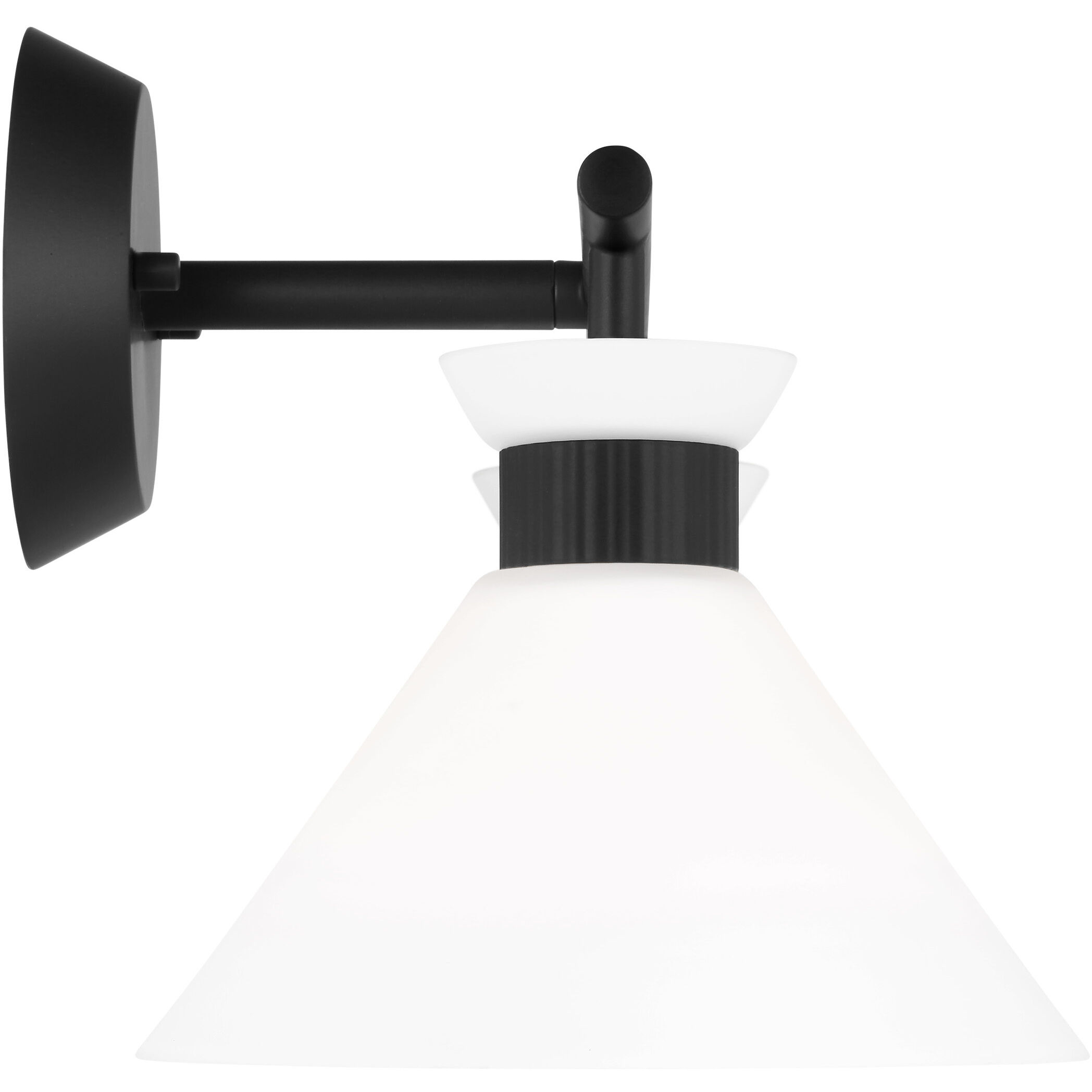 Drew & Jonathan Belcarra 2 Light 17.25 inch Midnight Black Wall Bath Fixture Wall Light