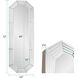 Lenox 72 X 24 inch Champagne Dressing Mirror