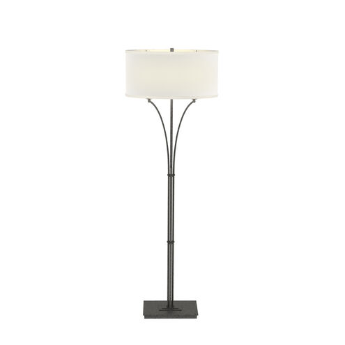 Formae 58.1 inch 100 watt Natural Iron Floor Lamp Portable Light in Natural Anna
