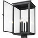 Hartwell 5 Light 25.25 inch Sand Black Outdoor Post Mount Fixture