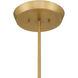 Velaris LED 24 inch Legacy Brass Pendant Ceiling Light