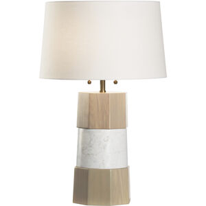 Laurence 22 inch 60.00 watt White/Cream Table Lamp Portable Light