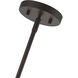 Cresthaven 4 Light 24 inch Bronze with Antique Brass Accents Pendant Chandelier Ceiling Light