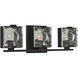 Norwalk 3 Light 18.5 inch Bronze Vanity Light Wall Light