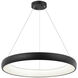 Maverick LED 32 inch Matte Black Pendant Ceiling Light