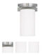 Astoria 1 Light 5 inch Brushed Nickel Single Flush Mount Ceiling Light