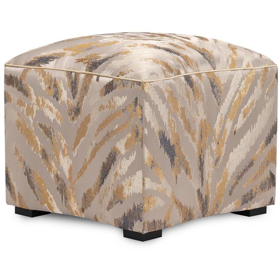 Curved 19.5 inch Ottoman
