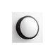 Indu 2 Light 4 inch Black Outdoor Wall Light