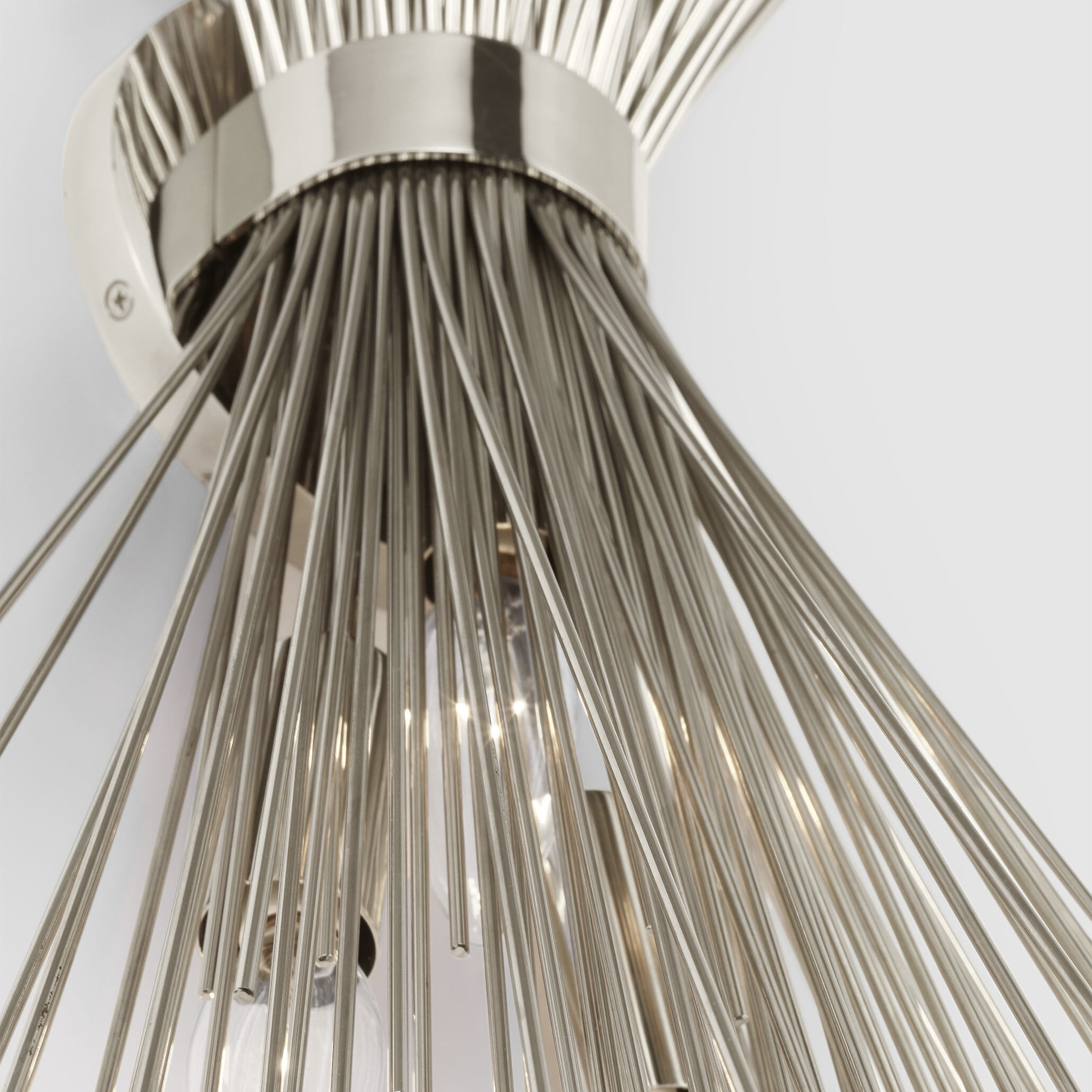 Kelly Wearstler Strada LED 9.25 inch Polished Nickel Symmetrical Sconce Wall Light, Medium