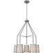 Ariel 5 Light 24 inch Polished Nickel Pendant Ceiling Light
