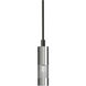 Grid 3 1 Light 3.25 inch Coal With Brushed Nickel Mini Pendant Ceiling Light