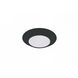 Slim Line LED 7.5 inch Flat Black Flushmount Ceiling Light