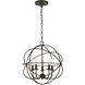 Somma Way 5 Light 17 inch Bronze Mini Chandelier Ceiling Light